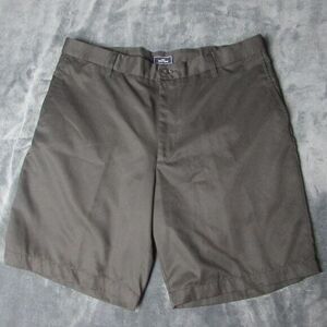Dockers Shorts Mens 36 Polyester Black Dress Shorts Flat Front‎ Casual Business